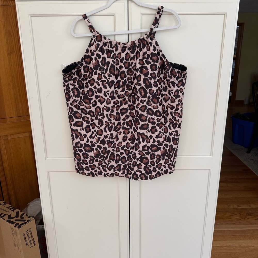 Yonique Leopard swim Tankini